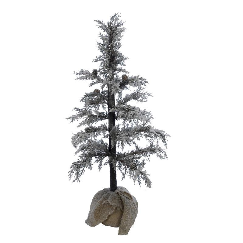 Xριστουγεννιάτικο Δέντρο Χιονέ Τσουβαλάκι 100cm