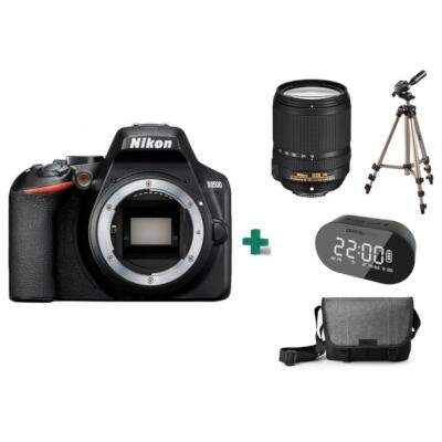 DSLR Nikon D3500 18-140mm & Ρολόι - Ξυπνητήρι Crystal Audio - BTC1K BT