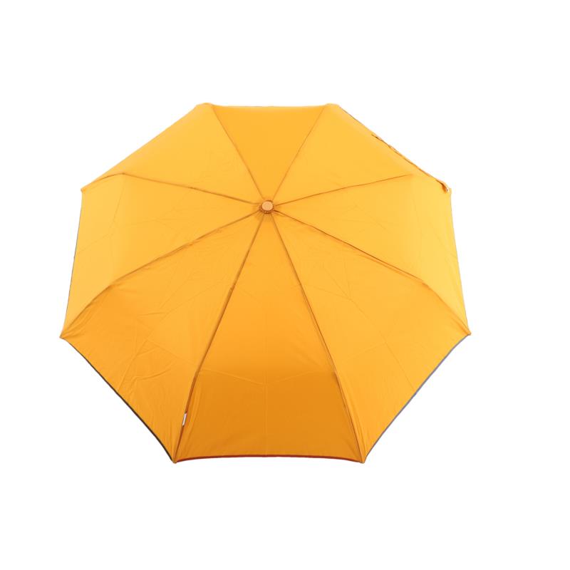 Ομπρέλα Clima Αυτόματη Σπαστή Μονόχρωμη 3580-MUSTARD