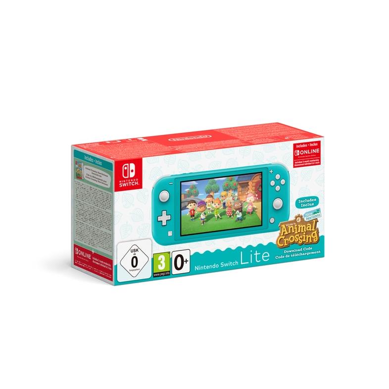 NINTENDO Switch Lite Animal Crossing Console Turquoise