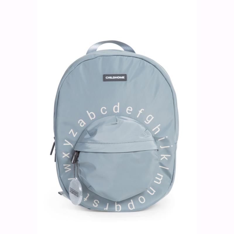 Παιδικό Σακίδιο Πλάτης ChildHome School Backpack ABC Grey/Off White 75205