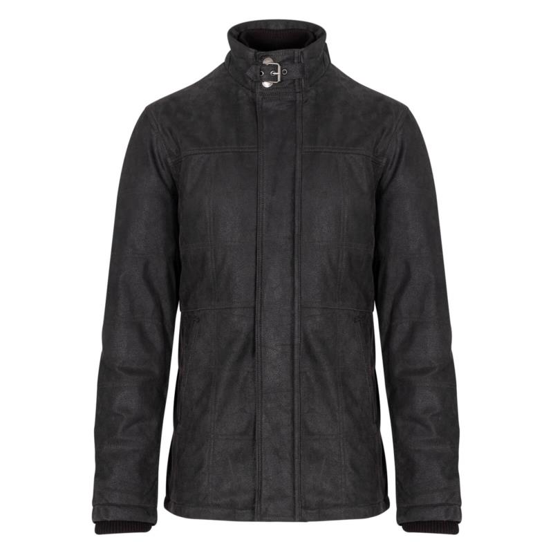 Δερμάτινο Κηρωμένο Καφέ Σκούρο 100% Leather Jacket (Modern Fit)