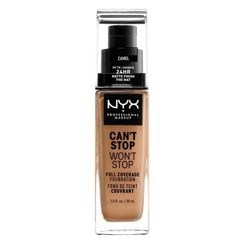 NYX PROFESSIONAL MAKEUP CAN'T STOP WON'T STOP FULL COVERAGE FOUNDATION | 30ml Camel