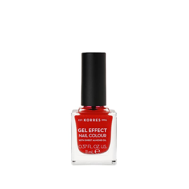 KORRES GEL EFFECT NAIL COLOUR | 11ml 48 Coral Red