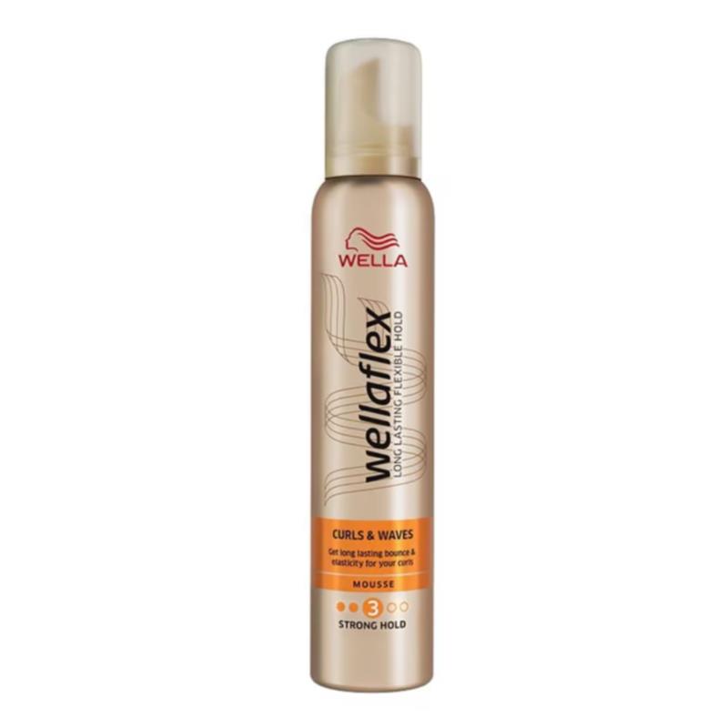 WELLAFLEX CURLS & WAVES STRONG HOLD MOUSSE | 200ml