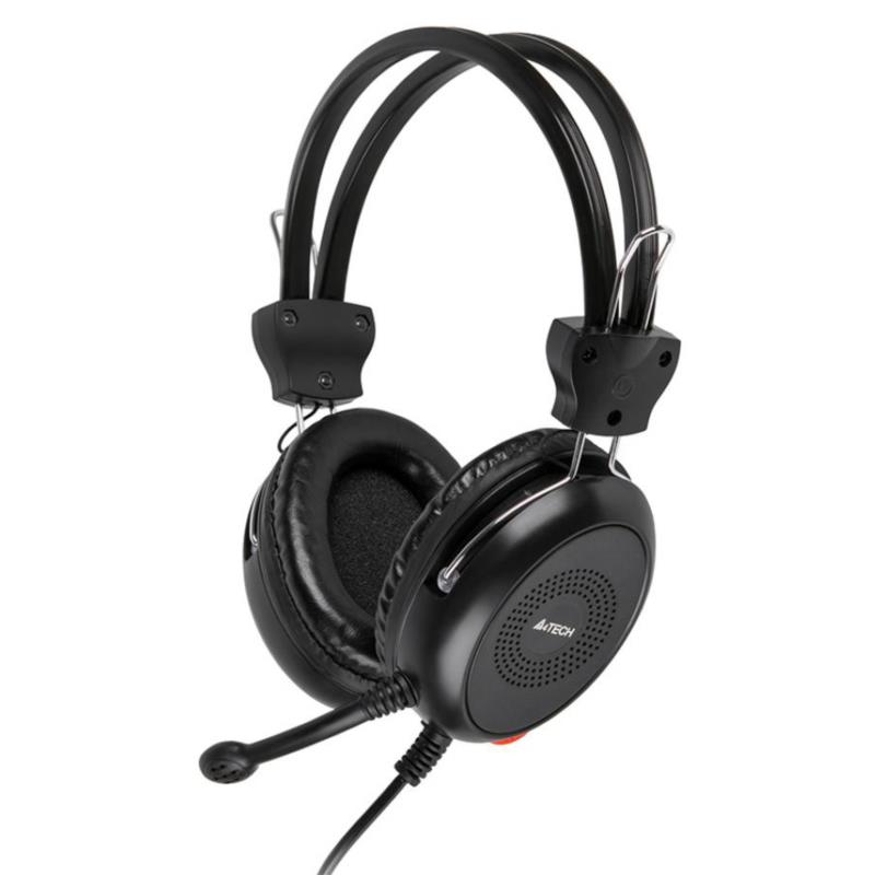 A4TECH Headset HS-30 3.5mm 40mm ακουστικά μαύρα AKOUSTIKA7