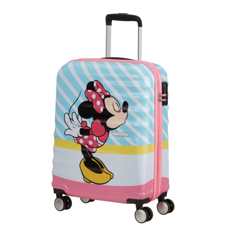 AMERICAN TOURISTER Wavebreaker Disney Spinner 55 Minnie Pink Kiss 85667/8623