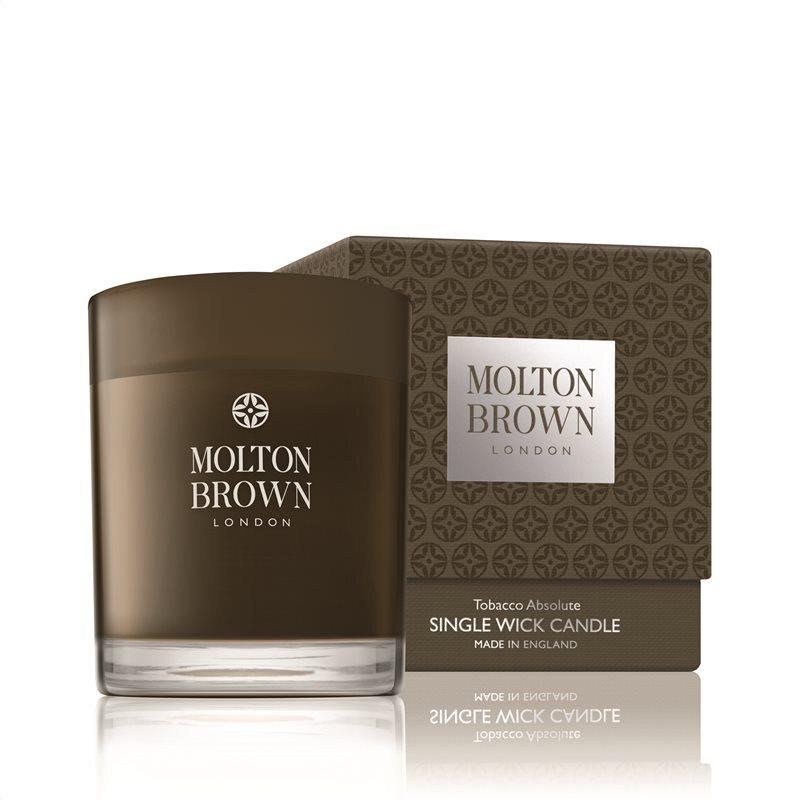 MOLTON BROWN TOBACCO ABSOLUTE SINGLE WICK CANDLE 180gr