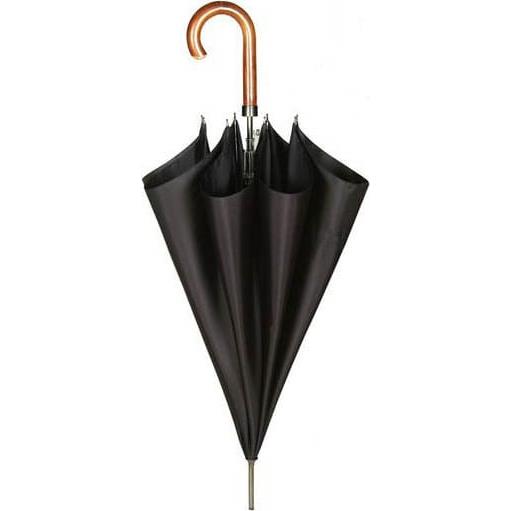 Guy Laroche 8102 Ομπρέλα μπαστούνι ανδρική αντιανεμική αυτόματη μαύρη