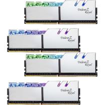 RAM G.SKILL F4-3600C18Q-32GTRS 32GB (4X8GB) DDR4 3600MHZ TRIDENT Z ROYAL SILVER QUAD KIT