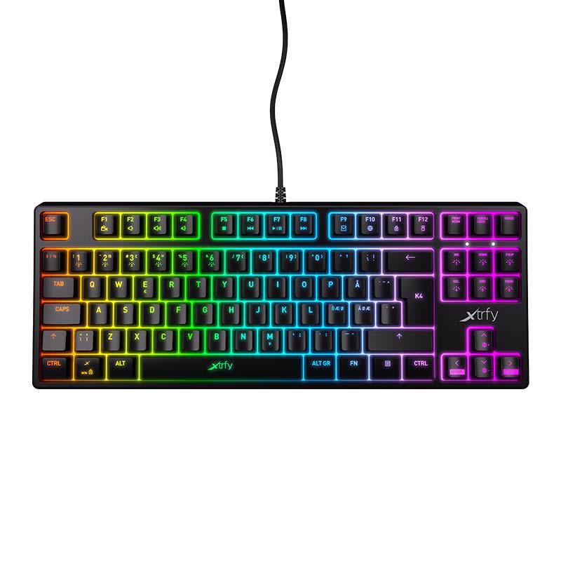 XTRFY K4 Tenkeyless Mechanical Gaming Keyboard (UK Layout)