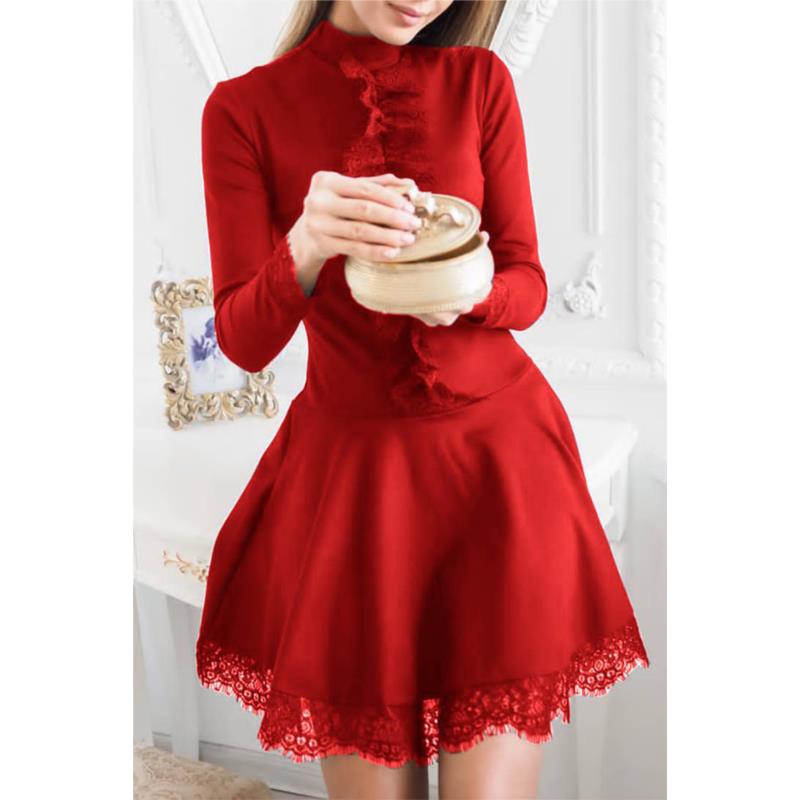 φόρεμα ROLIDA RED - 1