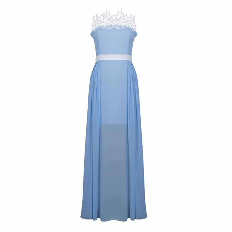Prince Oliver Γυναικείo Φόρεμα Γαλάζιο OUTLET