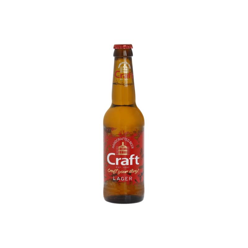 Μπύρα φιάλη Lager Craft (330 ml)