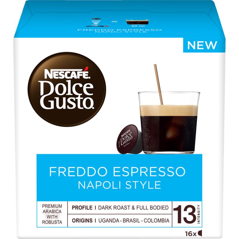 Κάψουλες Freddo Espresso Napoli Style για Μηχανή Nescafe Dolce Gusto (16 τεμ)
