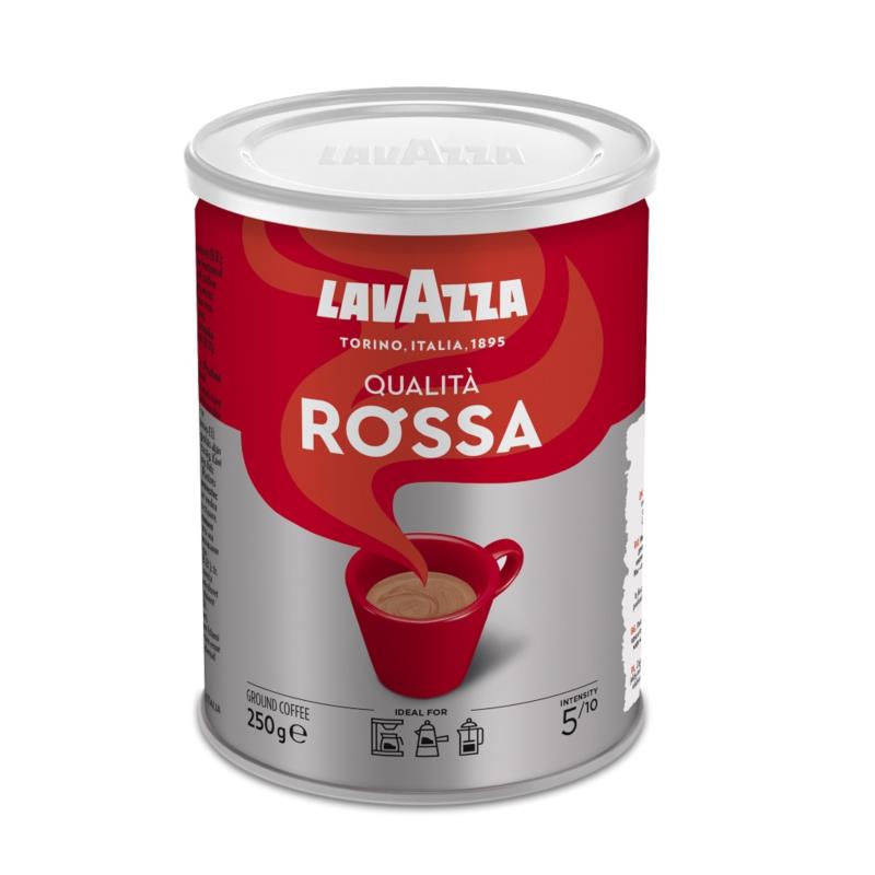 Καφές Espresso Rossa Mεταλλική Συσκευασία Lavazza (250 g)