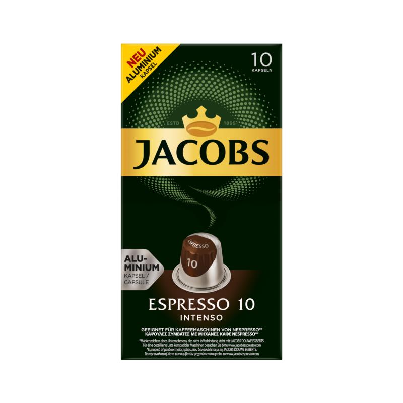 Κάψουλες espresso Intenso Jacobs (10 τεμ)