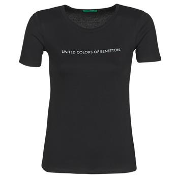 T-shirt με κοντά μανίκια Benetton DORINE Σύνθεση: Βαμβάκι