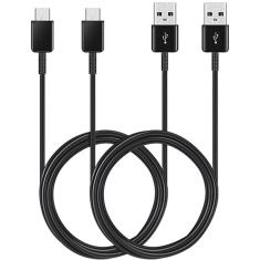 SAMSUNG CABLES 2 PIECES SET USB TYPE-C EP-DG930MB BLACK
