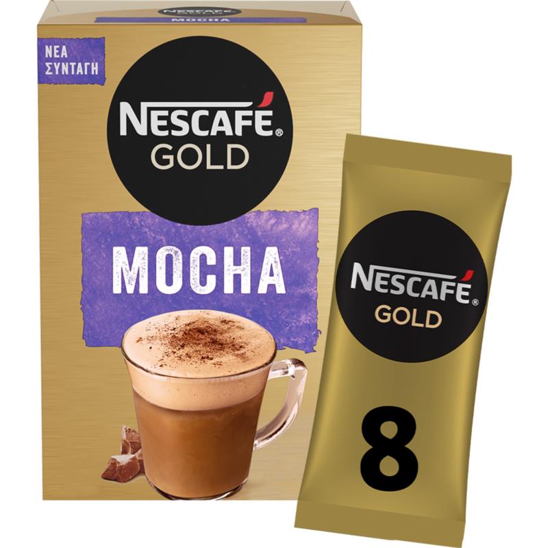 Στιγμιαίος Καφές Cappuccino Mocha σε φακελάκια Nescafe Gold (8 τεμ)