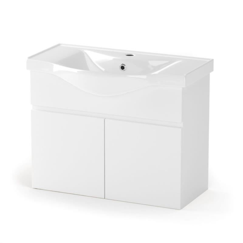 Έπιπλο μπάνιου "BIANCA" σε λευκό χρώμα 80x45x62