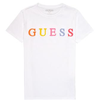 T-shirt με κοντά μανίκια Guess H1RJ04-K8HM0-TWHT Σύνθεση: Βαμβάκι