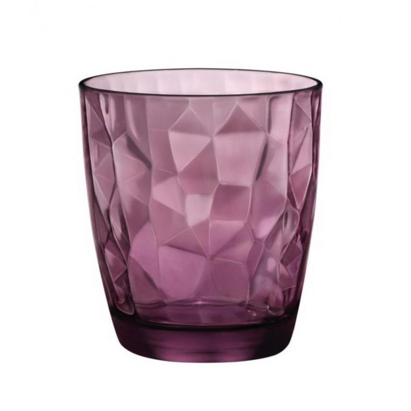 Bormioli Rocco Ποτήρι Κρασιού Diamond Rock Purple 305ml BR00125503