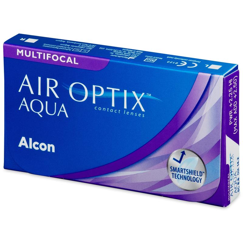 Air Optix Aqua Multifocal Μηνιαίοι Πολυεστιακοί (3 φακοί)