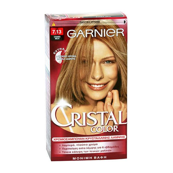Βαφή Μαλλιών Cristal Color No 7.13 Ξανθό Μελί Garnier (60 ml)