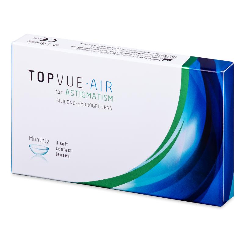 Topvue Air For Astigmatism Μηνιαίοι (3 φακοί)