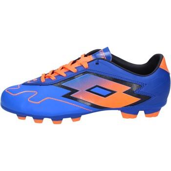 Ποδοσφαίρου Lotto sneakers da calcio blu pelle arancione BT586