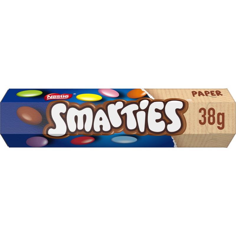 Σοκολατένια Κουφετάκια Hexagon Tube Smarties Nestle (38g)