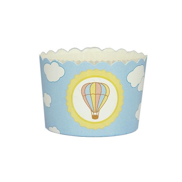 Θήκες Ψησίματος Cupcakes Βίνταζ Αερόστατο Cake Deco (20τεμ)