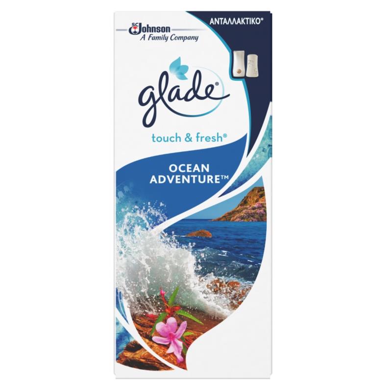 Ανταλλακτικό Αρωματικό Touch & Fresh Ocean Adventure Glade (1 τεμ)
