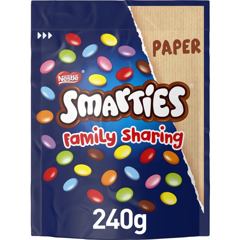 Σοκολατένια Κουφετάκια Family Pack Smarties Nestle (240g)