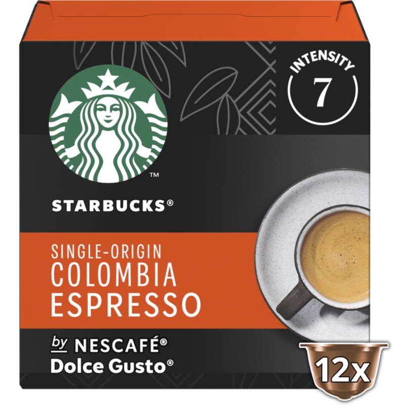 Κάψουλες Espresso Colombia για Μηχανή Nescafe Dolce Gusto Starbucks (12 τεμ)