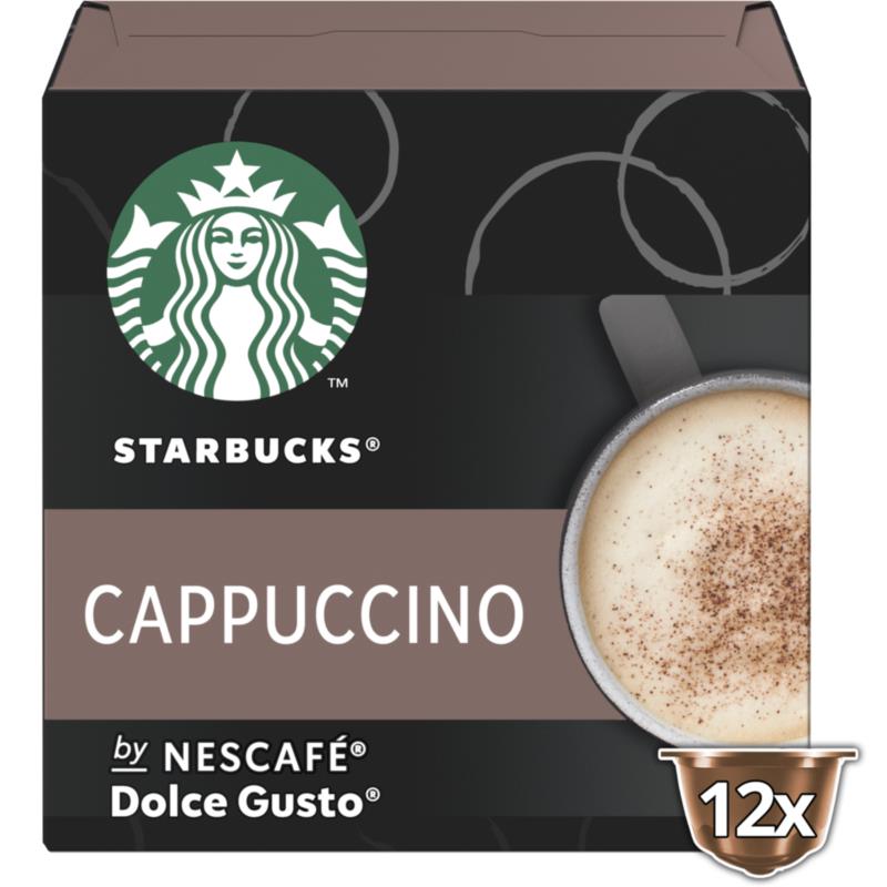 Κάψουλες Cappuccino για Μηχανή Nescafe Dolce Gusto Starbucks (12 τεμ)