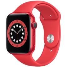 APPLE WATCH SERIES 6 M00M3 44MM RED ALUMINIUM CASE RED SPORT BAND