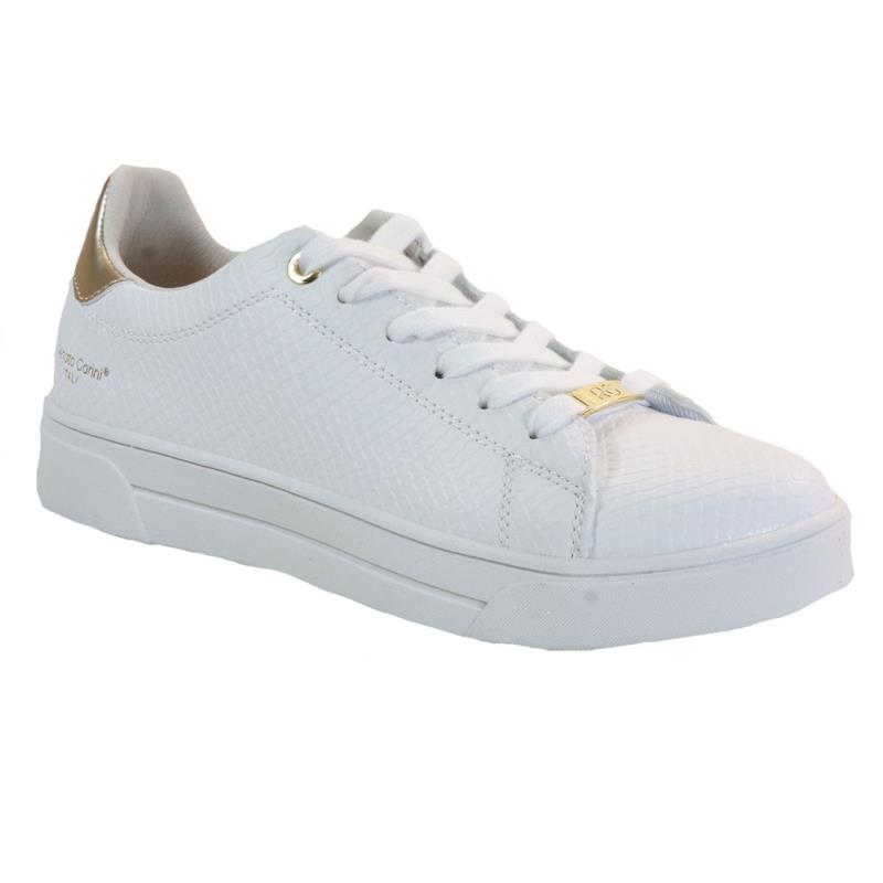 Renato Garini Γυναικεία Παπούτσια Sneakers 203-20VW2003 Λευκό Φίδι Χρυσό M157Q203167V05