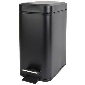 ΚΑΔΟΣ ESTIA ΟΒΑΛ SOFT CLOSE SLIM ΜΑΥΡΟ ΜΑΤ 5LT 28.3X14.2X30.8CM