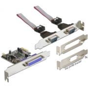 DELOCK 89129 PCI EXPRESS CARD TO 2 X SERIAL RS-232 + 1 X PARALLEL