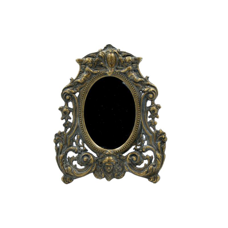 Καθρέφτης Αντικέ-Μπρούτζινος Royal Art 19x25εκ. STL1150BR (Υλικό: Μπρούτζινο) - Royal Art Collection - STL1150BR