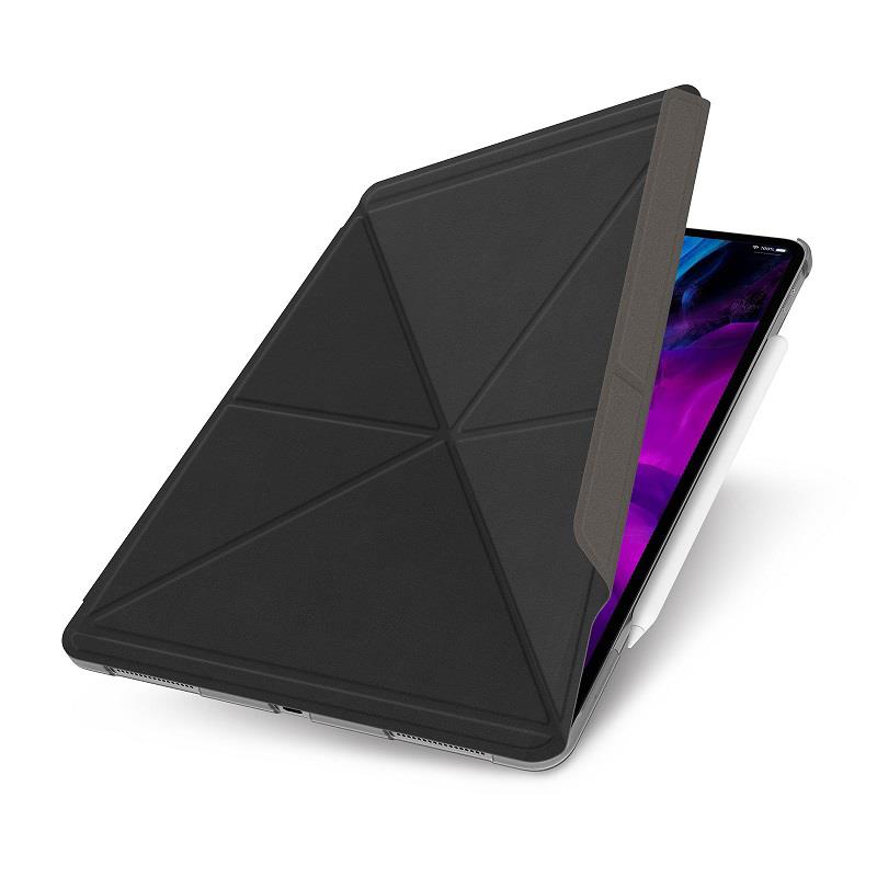 Moshi VersaCover Case with Folding Cover for iPad Pro 12.9 (2018/2020). Charcoal Black