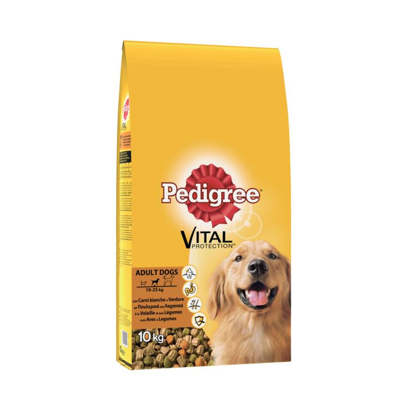 Ξηρά Τροφή για σκύλους Adult με Πουλερικά Pedigree (10 Κg)