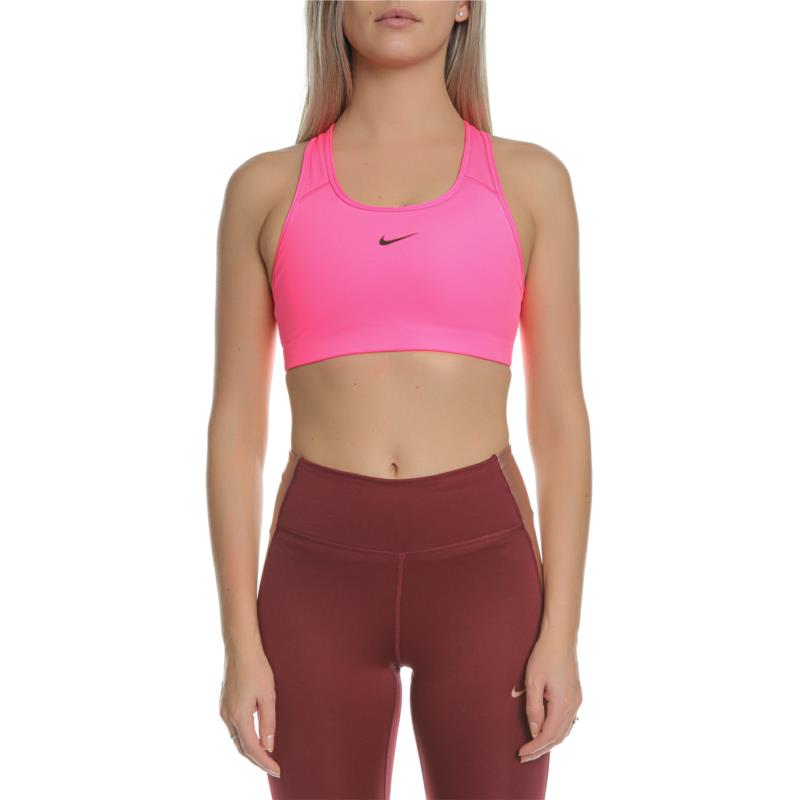 NIKE - Γυναικείο αθλητικό μπουστάκι NIKE SWOOSH BRA PAD ροζ