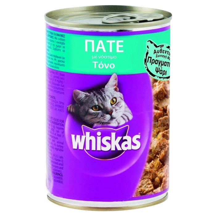 Τροφή για γάτες με Τόνο Πατέ Whiskas (400 g)