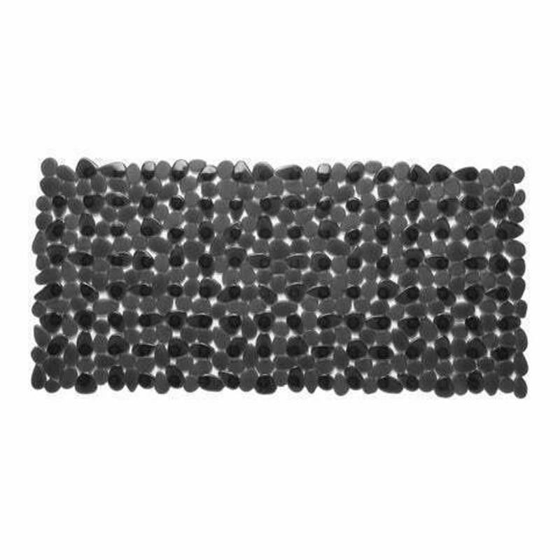 Dimitracas Πατάκι Αντιολισθητικό Διάφανο/Μαύρο 'Riverstone' 36x71cm 00231.003