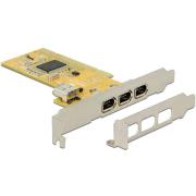 DELOCK 89443 PCI CARD > 3 X EXTERNAL + 1 X INTERNAL FIREWIRE A