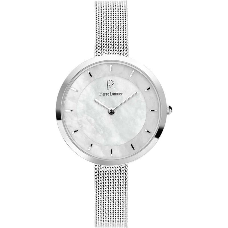 PIERRE LANNIER Classic Ladies - 074K698, Silver case with Stainless Steel Bracelet