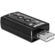 SOUND CARD DELOCK 63926 EXTERNAL USB 2.0 VIRTUAL 7.1 - 24 BIT / 96 KHZ WITH S/PDIF